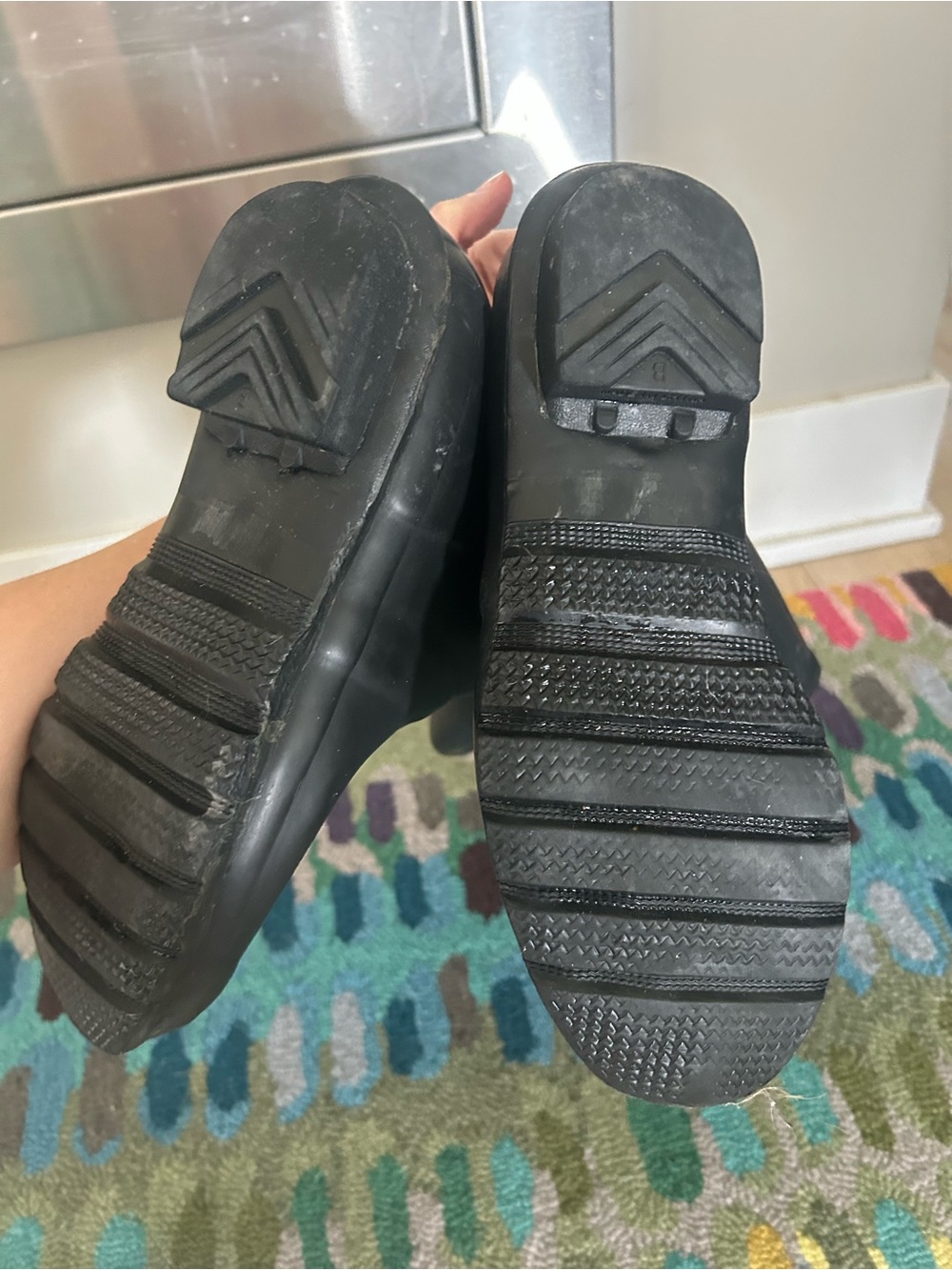 Hunter Black Tall Rain Boots - Picture 4 of 10